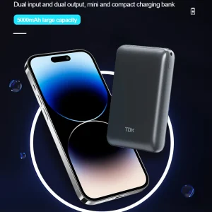 TDX Fast Charge Mini Power Bank (5000mAh)